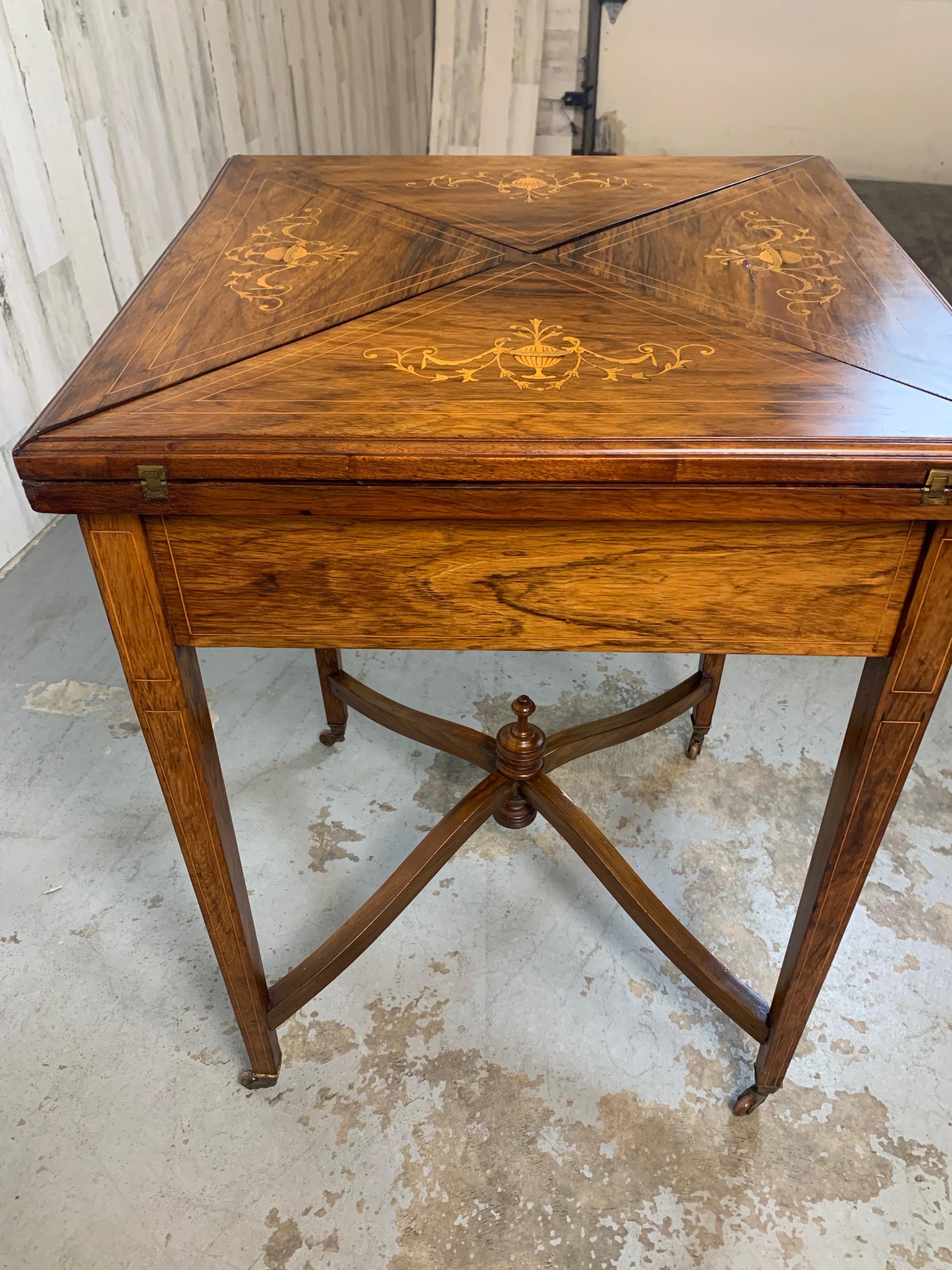 Marquetry Envelope Game Table 4