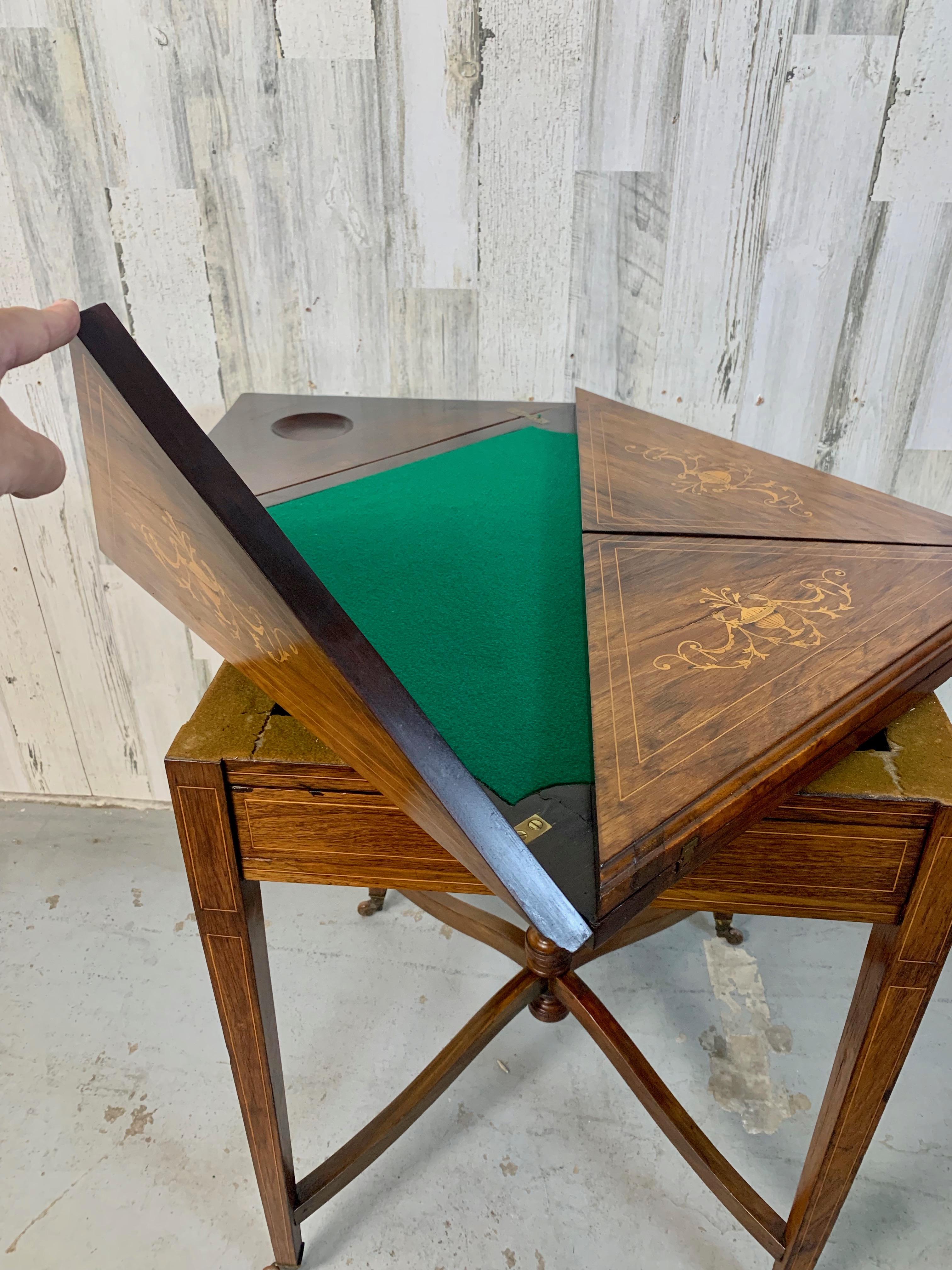 Marquetry Envelope Game Table 10