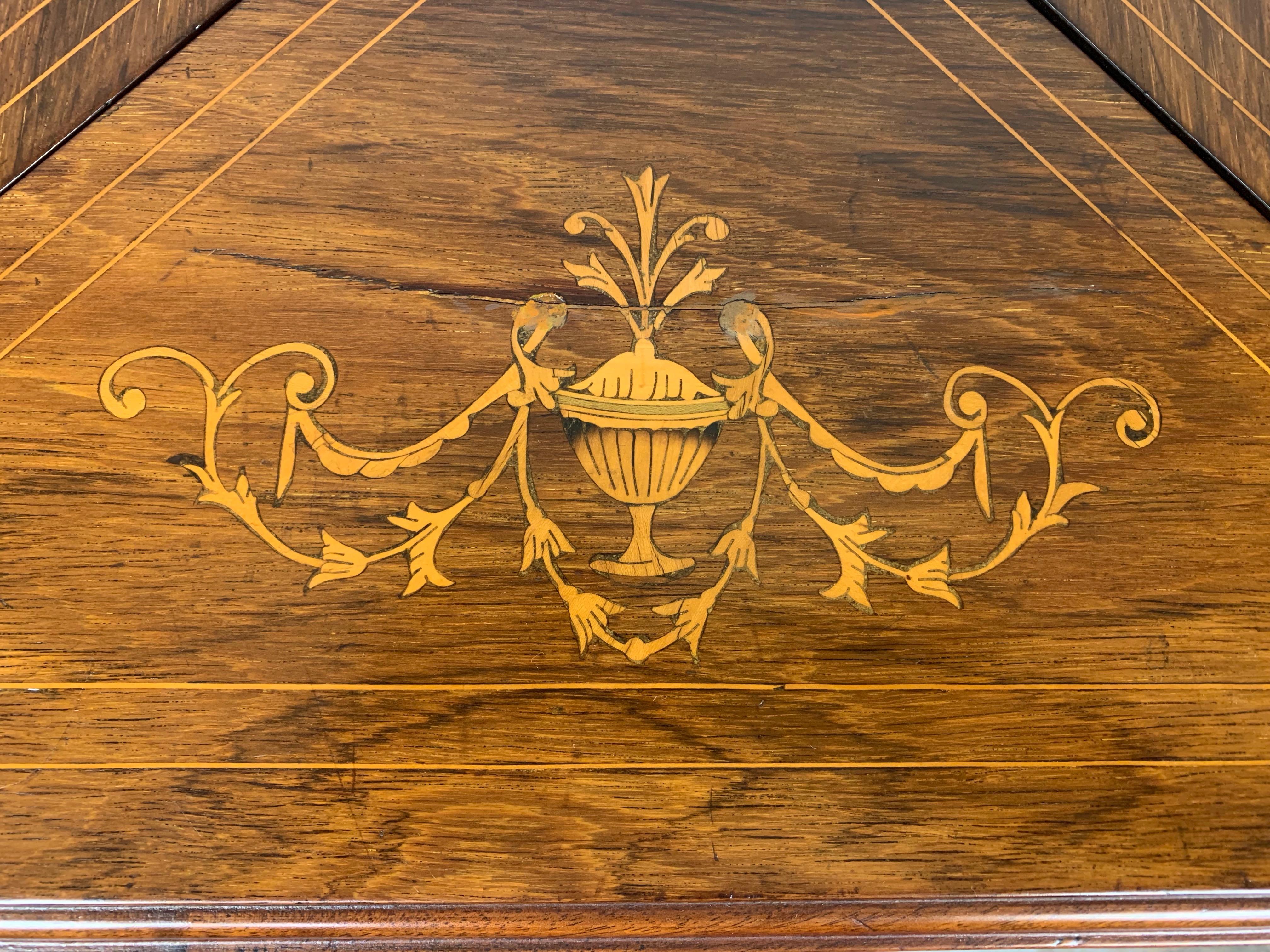 Marquetry Envelope Game Table 12