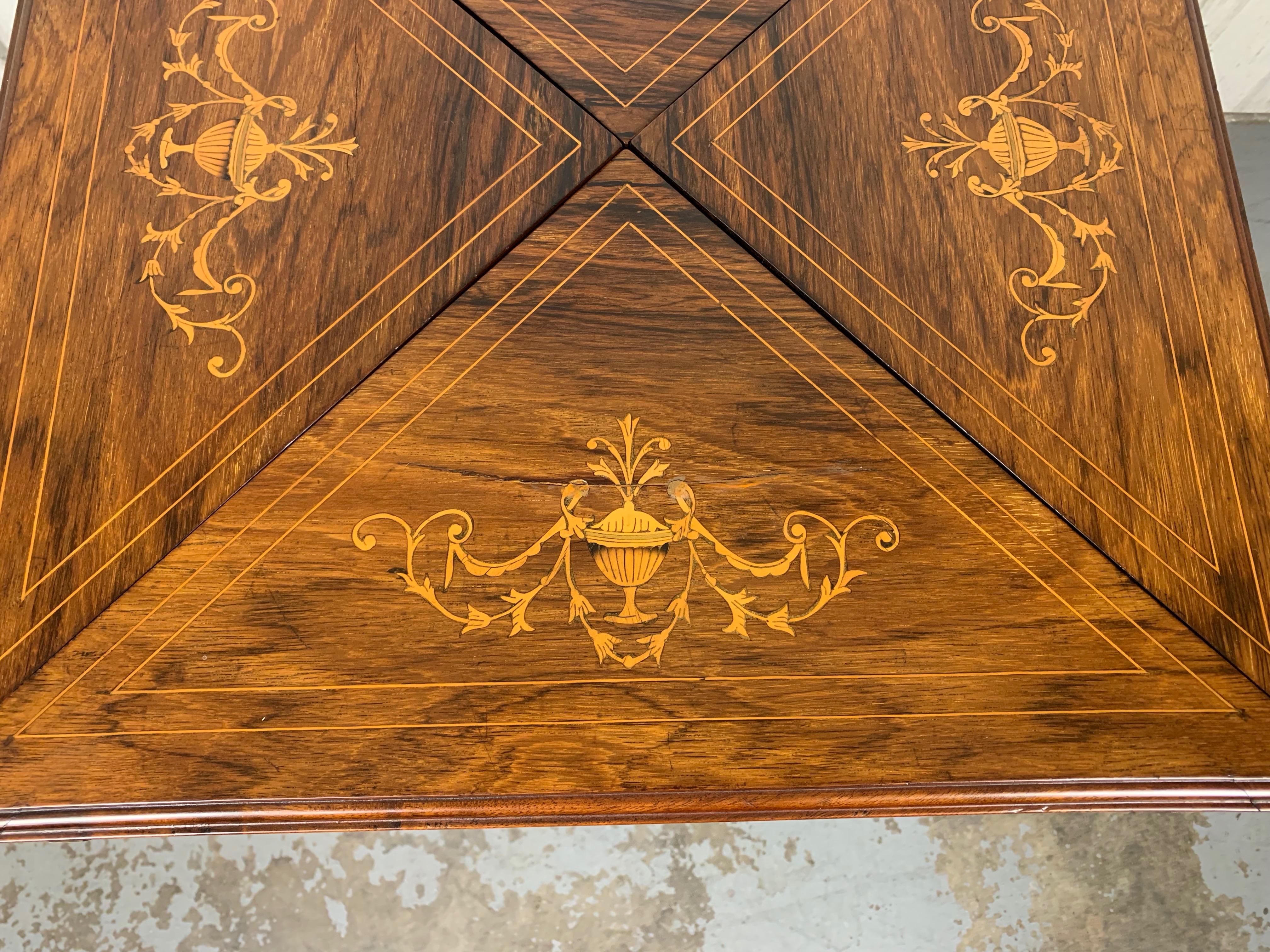 Marquetry Envelope Game Table 13