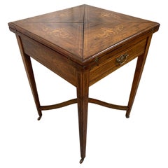 Marquetry Envelope Game Table