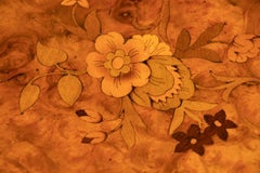 Marquetry Inlaid Side Table, circa 1860
