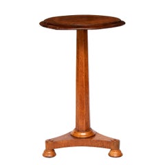 Marquetry Inlaid Side Table, circa 1860