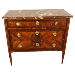 Marquetry Louis XVI Chest of Drawers, France 1770