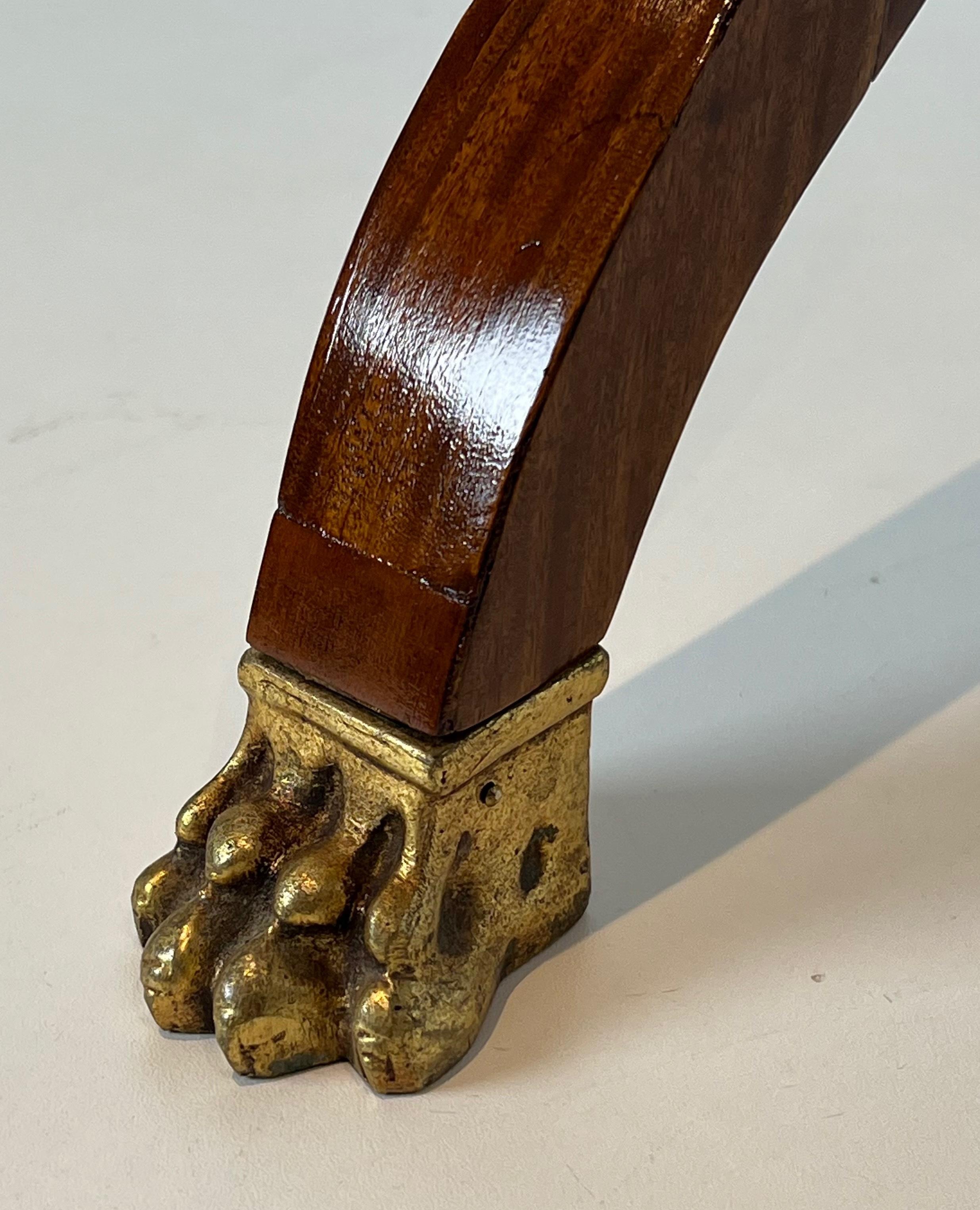Vaso in legno intarsiato con intarsio di amaranto, base a 