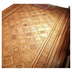 Marquetry parquet. Late 19th century