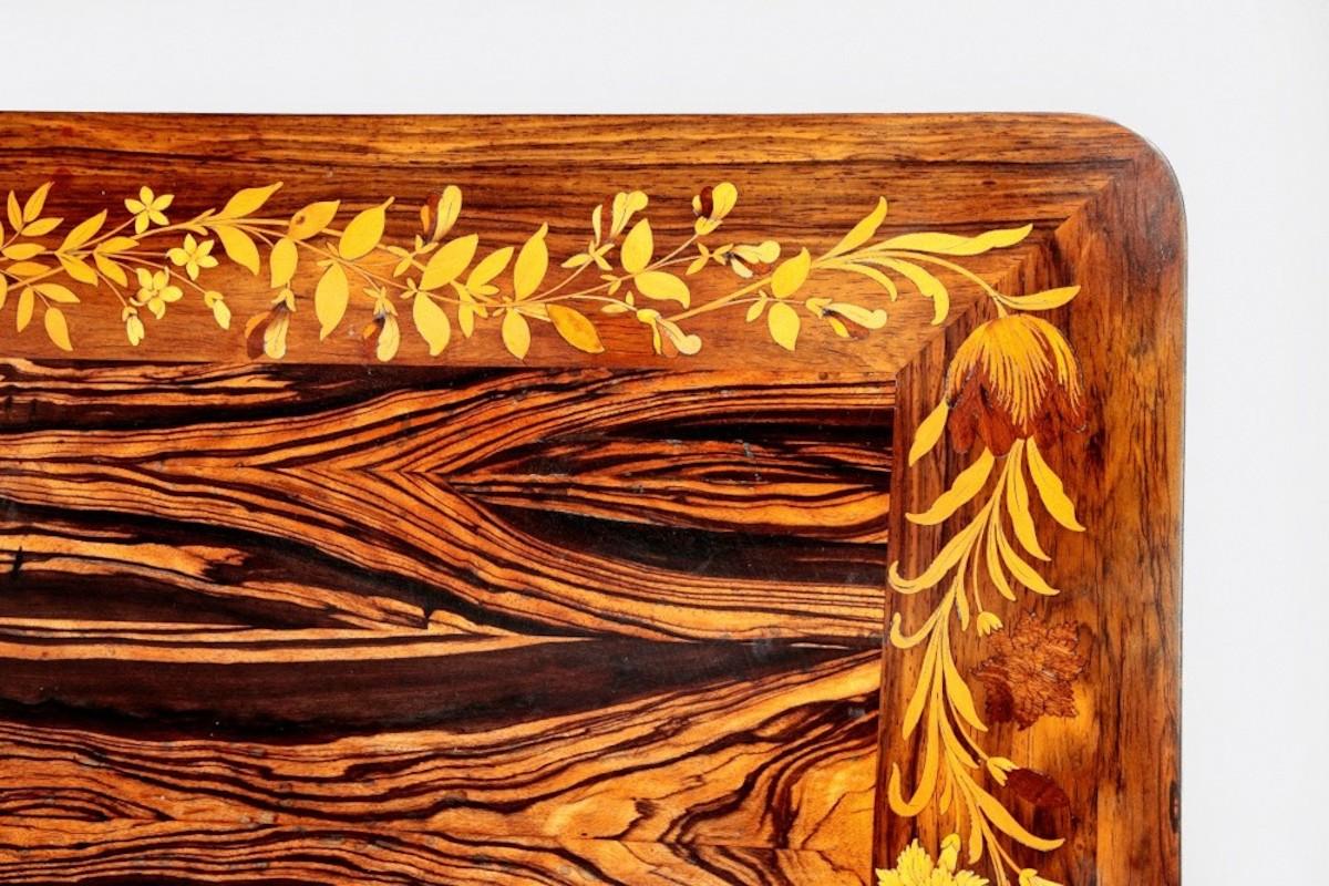 Early 19th Century Marquetry Regency Library Table