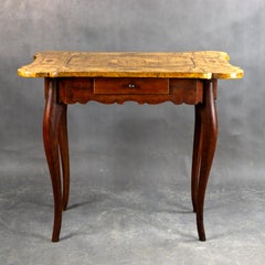Marquetry French Rococo / Louis XV Table, Late 18th Century