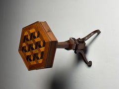 Marquetry side table, c. 1900