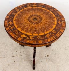 Marquetry Side Table