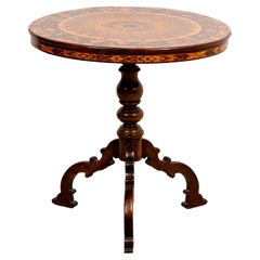 Used Marquetry Side Table