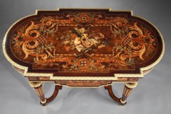 Marquetry Table in Louis XIV Style