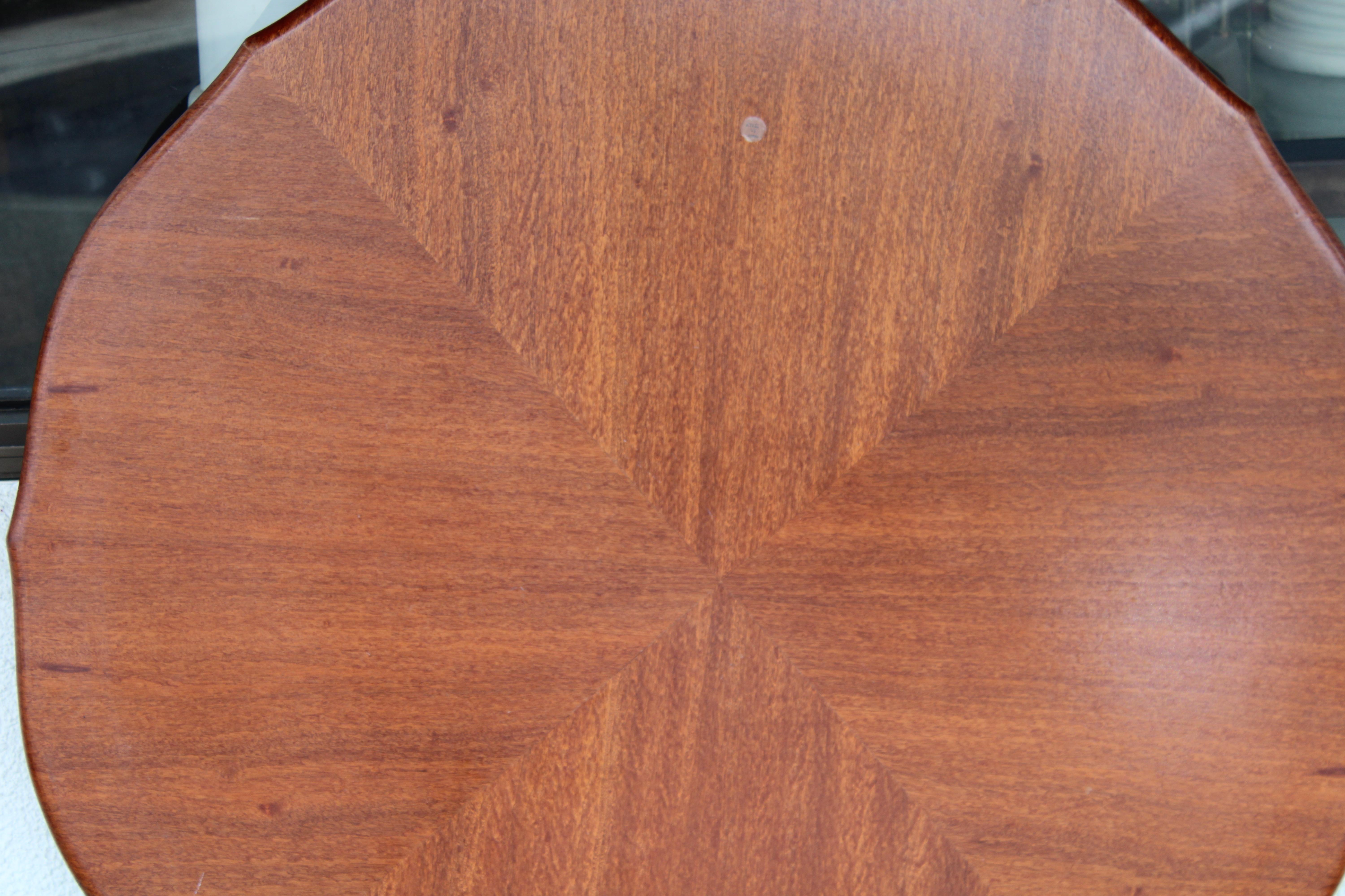 Legno Marquetry Table Top with Kaleidoscopic Pattern, Made in Italy in vendita