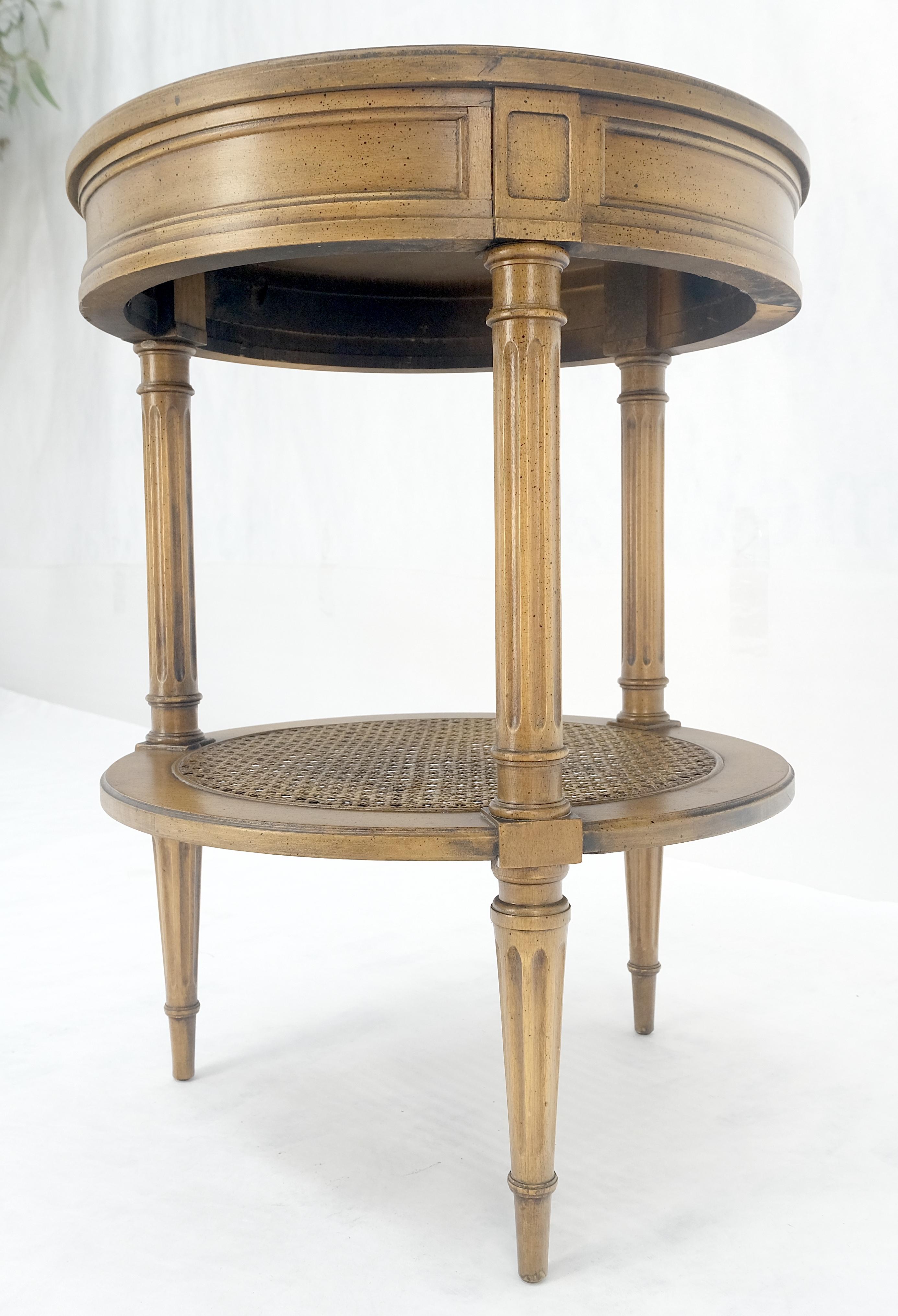 Marquetry Top zwei Tier Cane Regal 18
