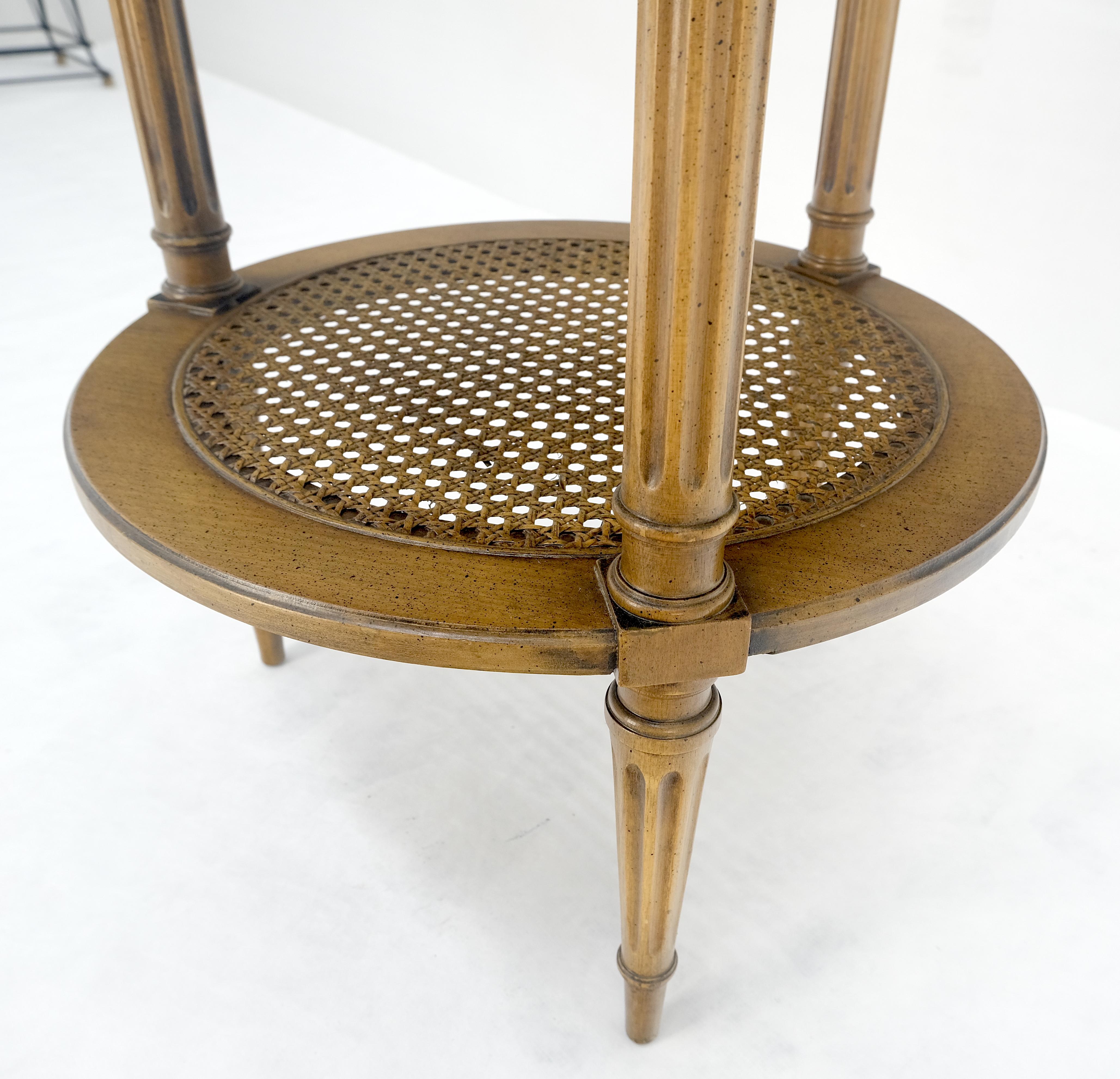 Marquetry Top zwei Tier Cane Regal 18