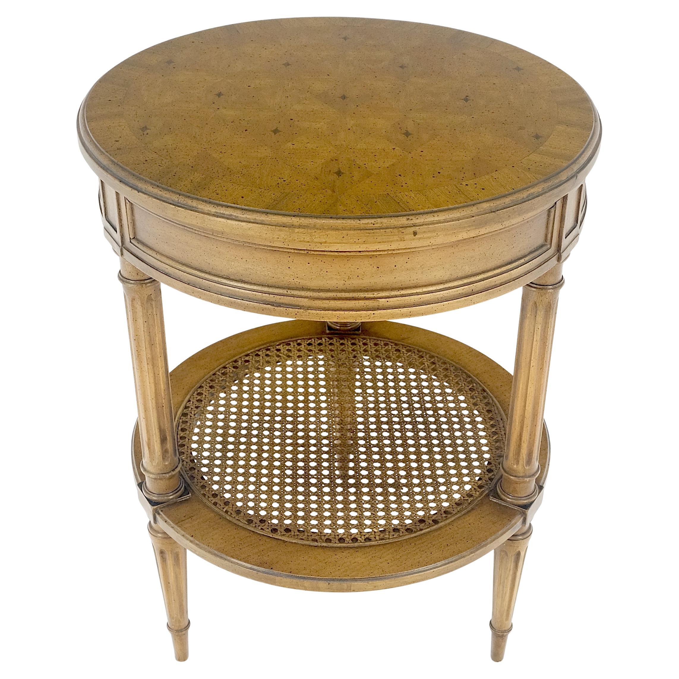 Marquetry Top zwei Tier Cane Regal 18