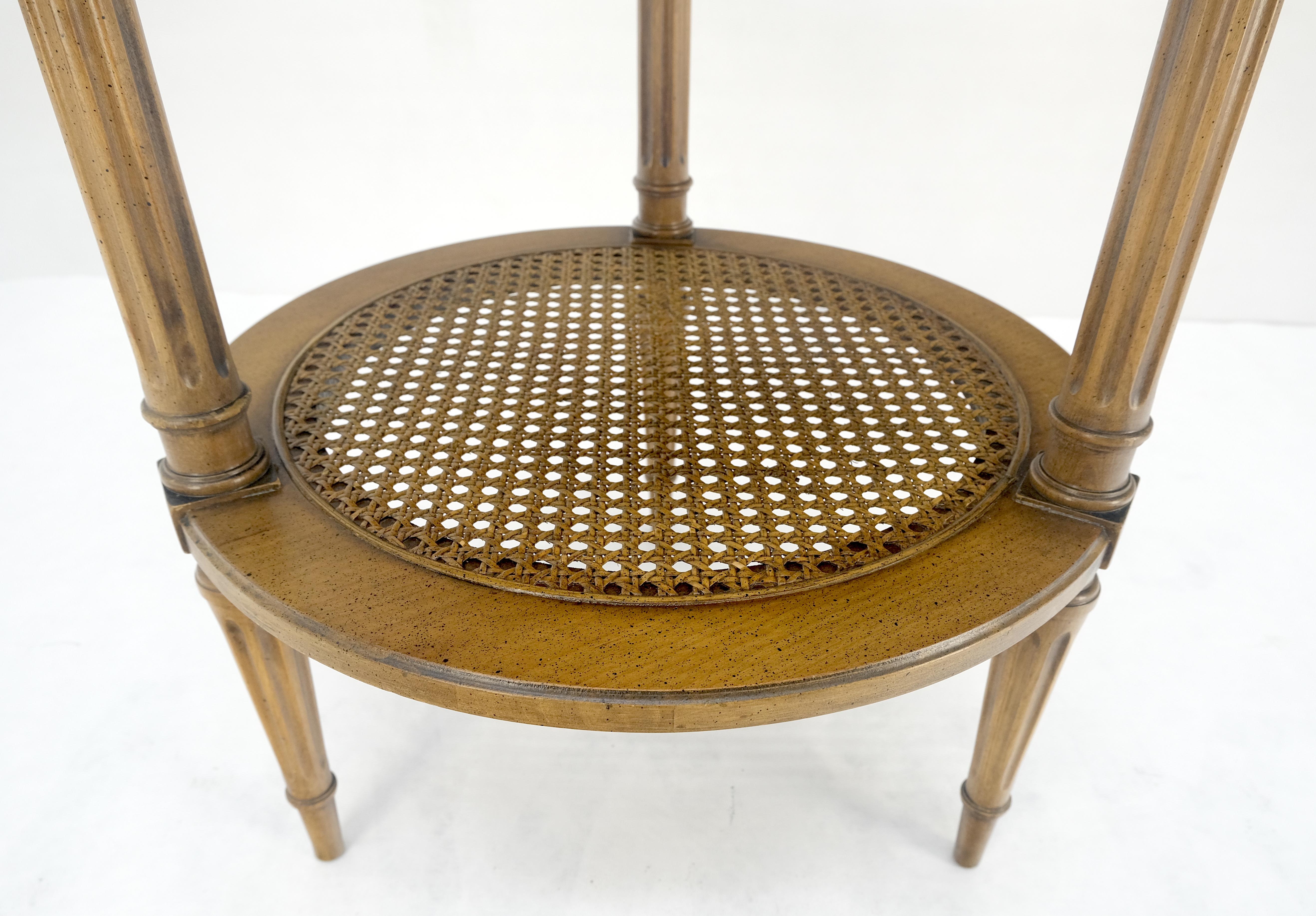 Marquetry Top zwei Tier Cane Regal 18