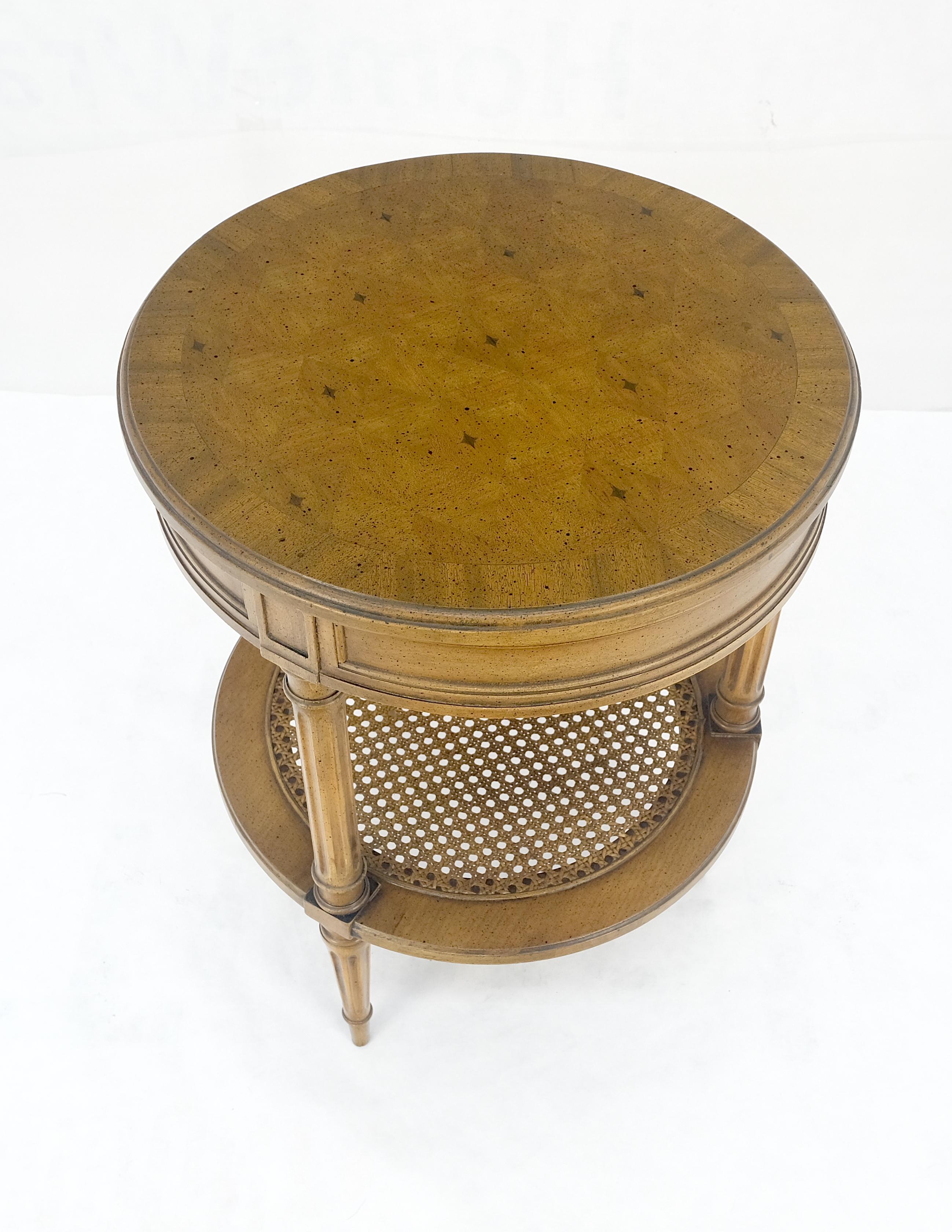 Marquetry Top zwei Tier Cane Regal 18