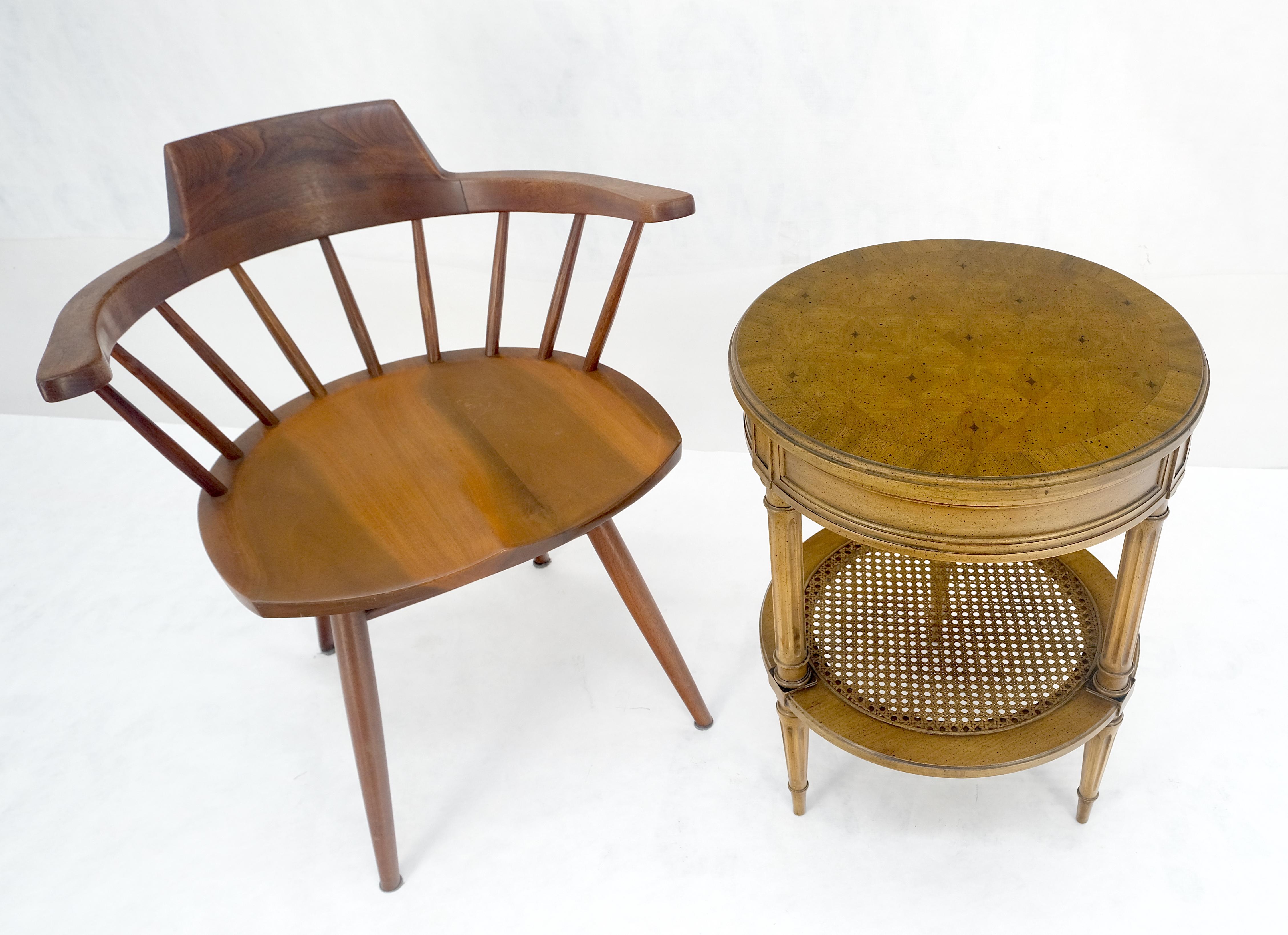 Marquetry Top zwei Tier Cane Regal 18