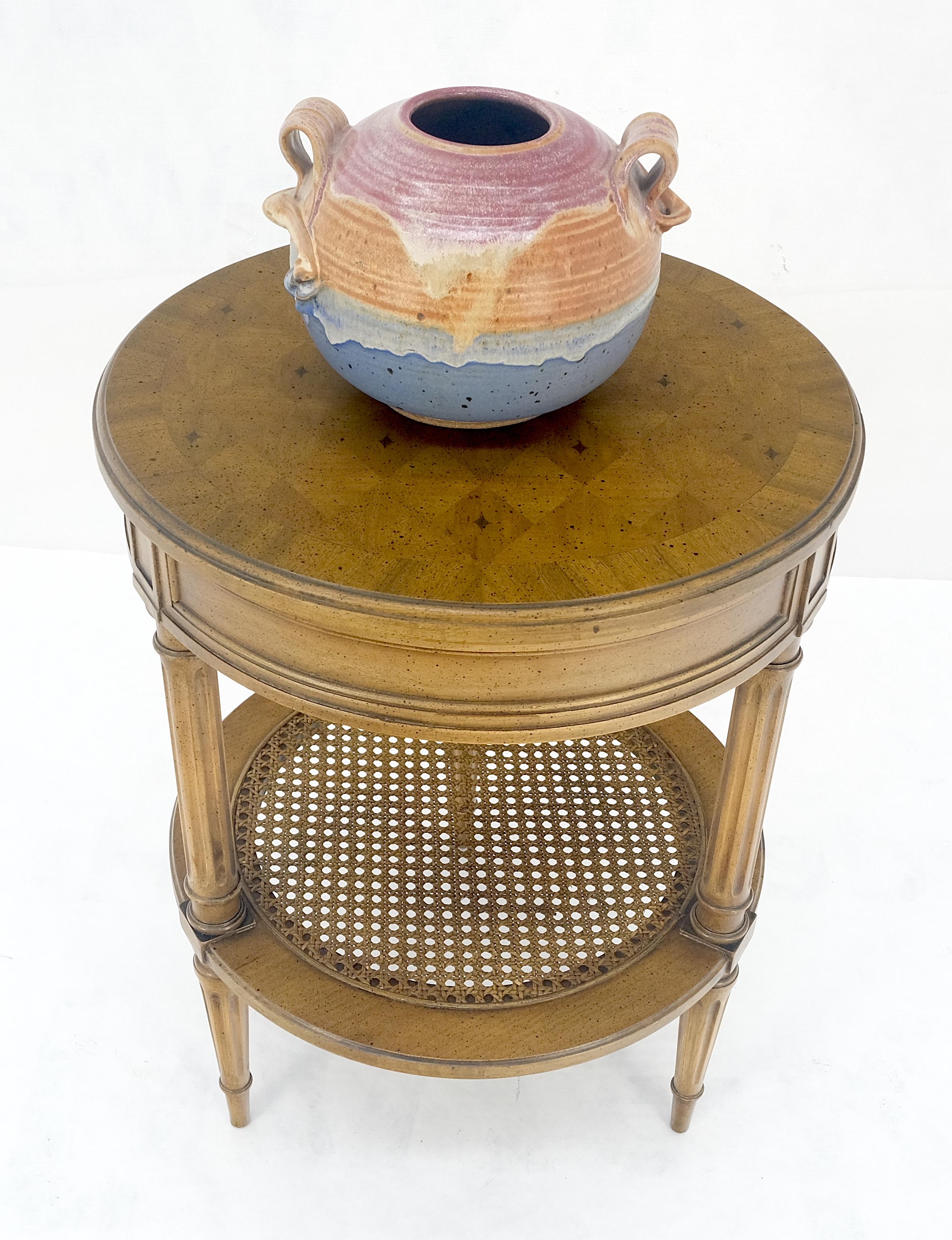 Marquetry Top zwei Tier Cane Regal 18