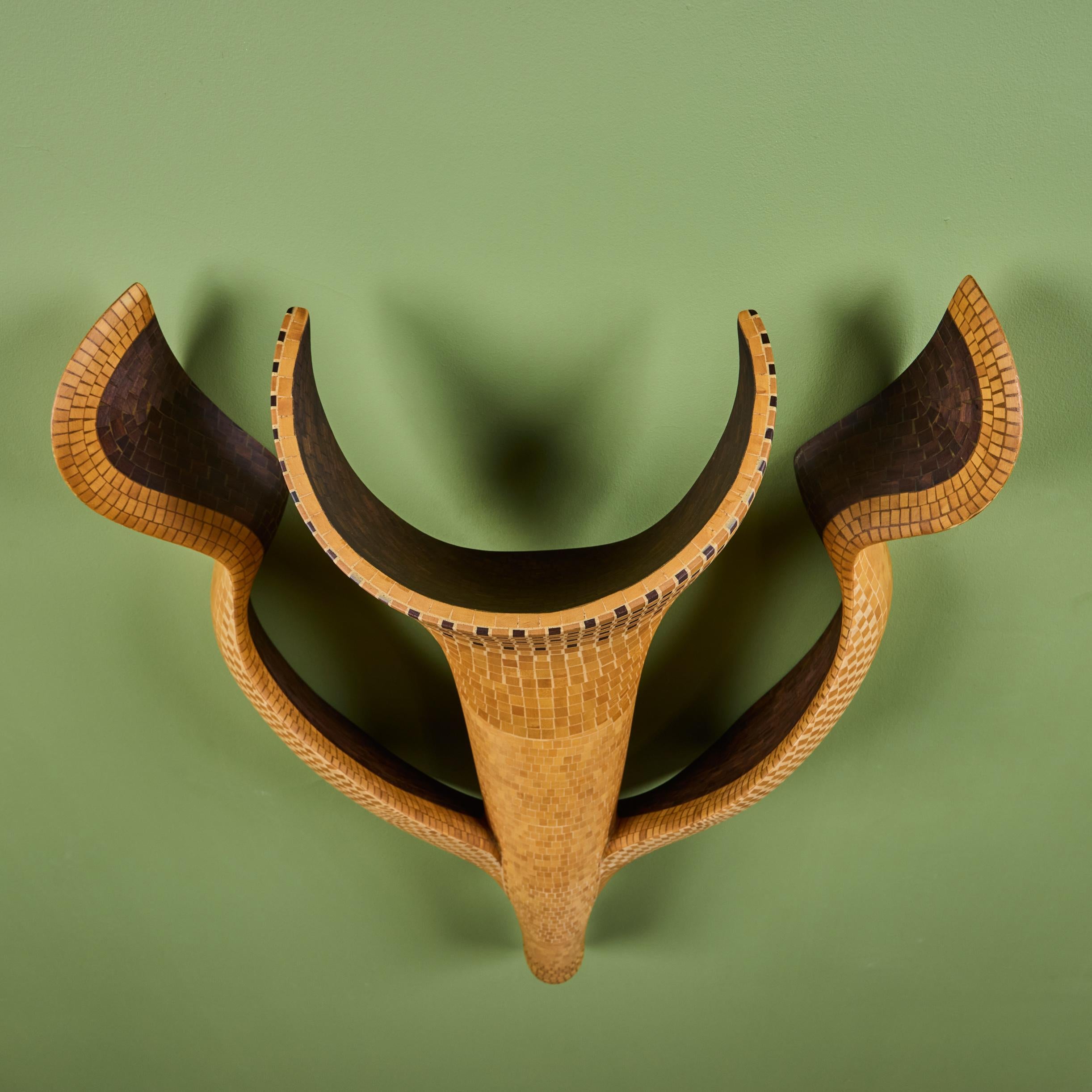 Marquetry Wall Mounted Albatross by Emile Norman 4