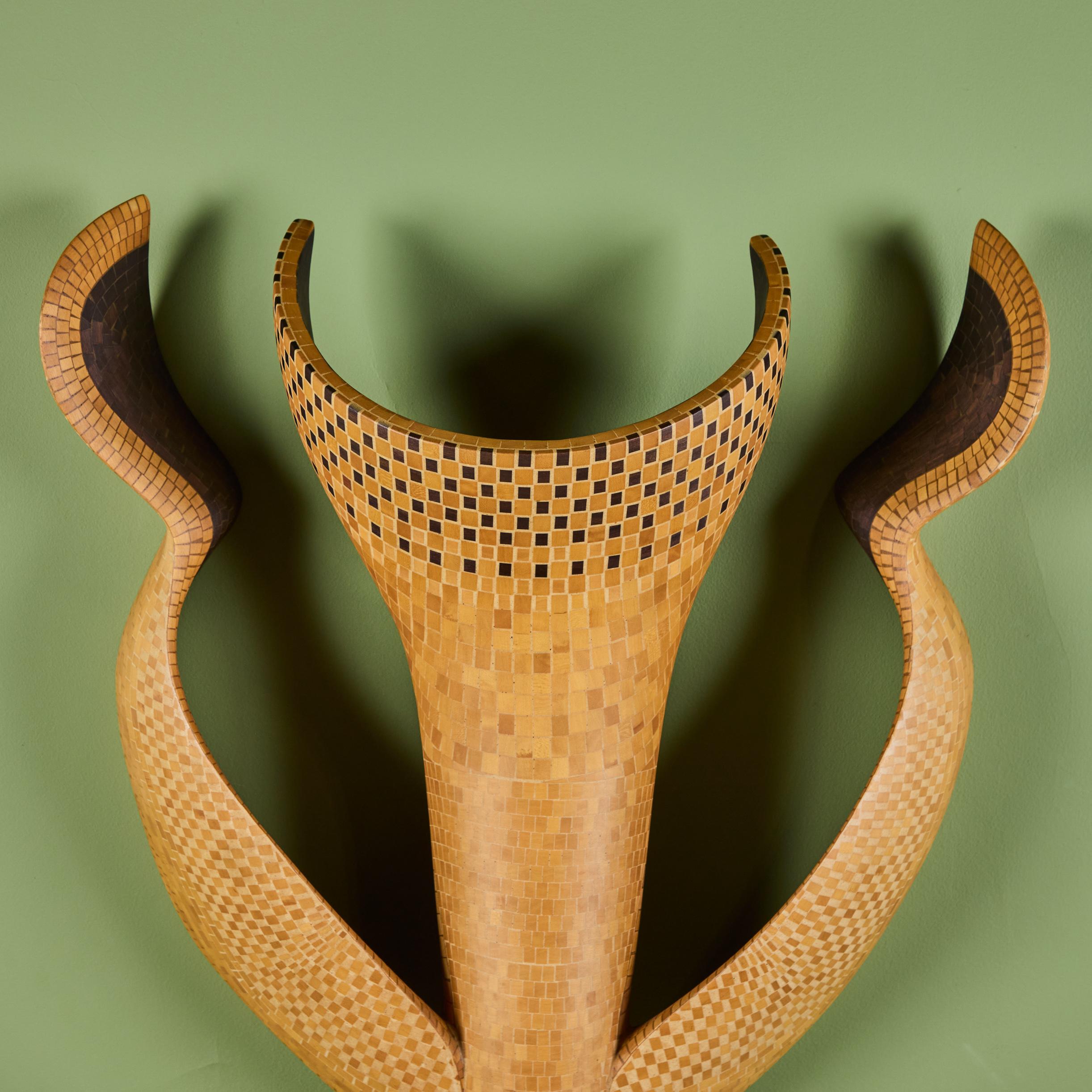 Marquetry Wall Mounted Albatross by Emile Norman 1