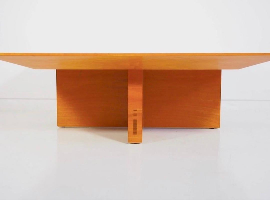 Modern Marquetry Walnut Coffee Table by Jaume Tresserra For Sale