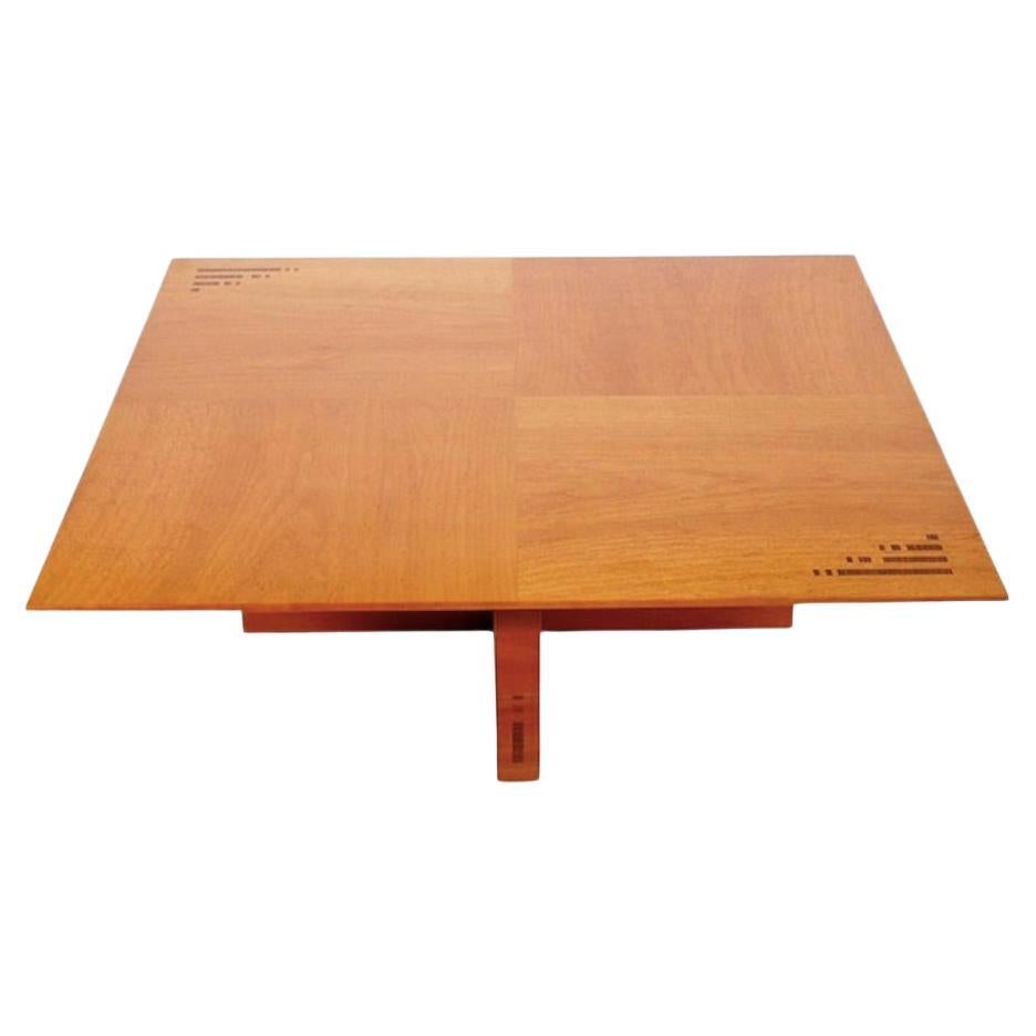 Marquetry Walnut Coffee Table by Jaume Tresserra For Sale