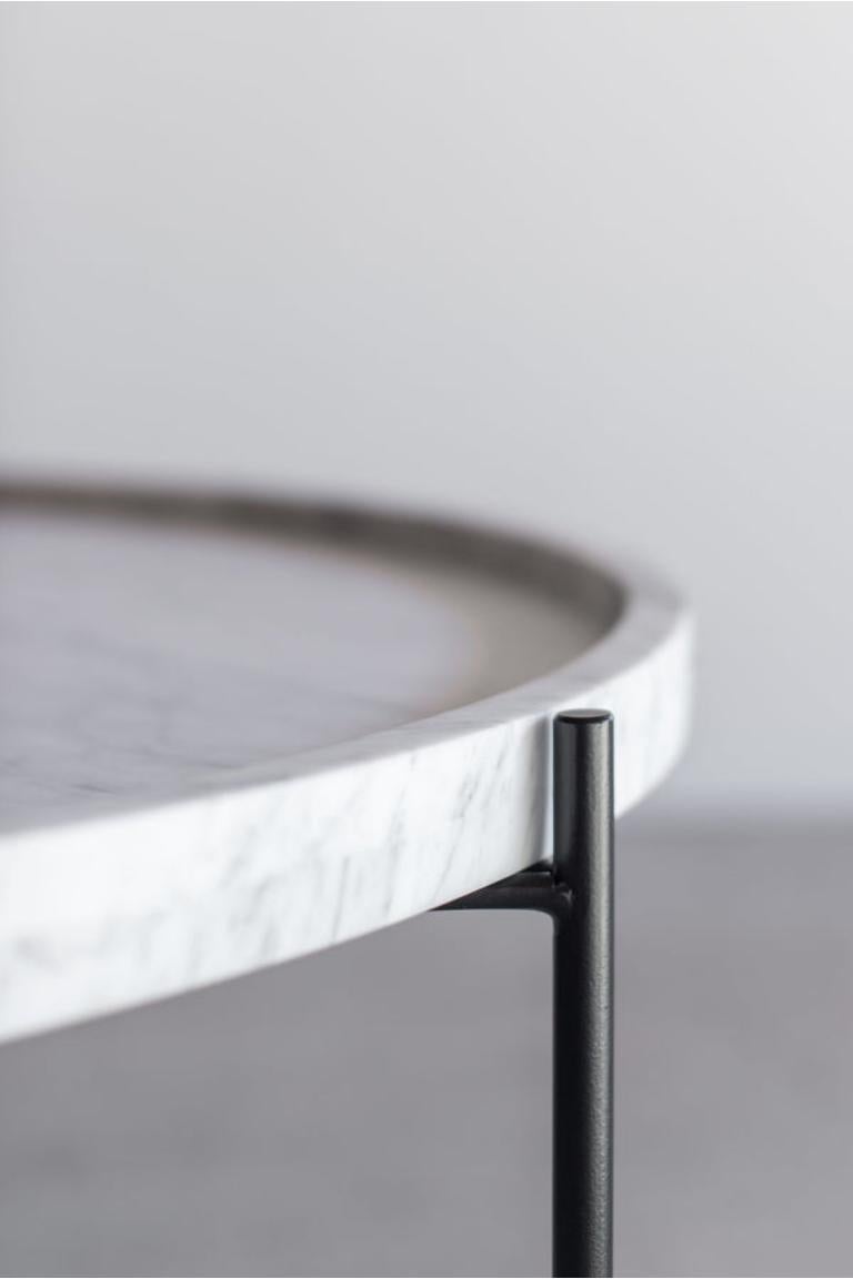 Américain Table basse Marquina en Carrare par Croft House en vente
