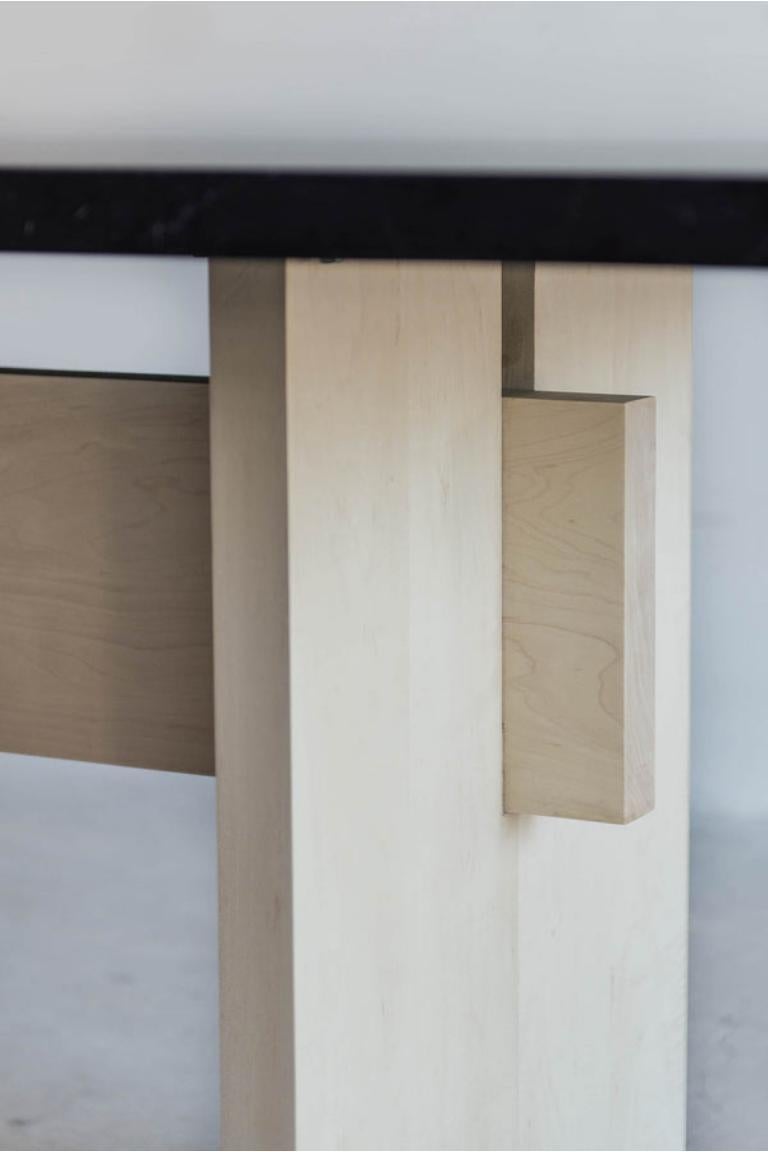 American Marquina Dining Table by Croft House For Sale