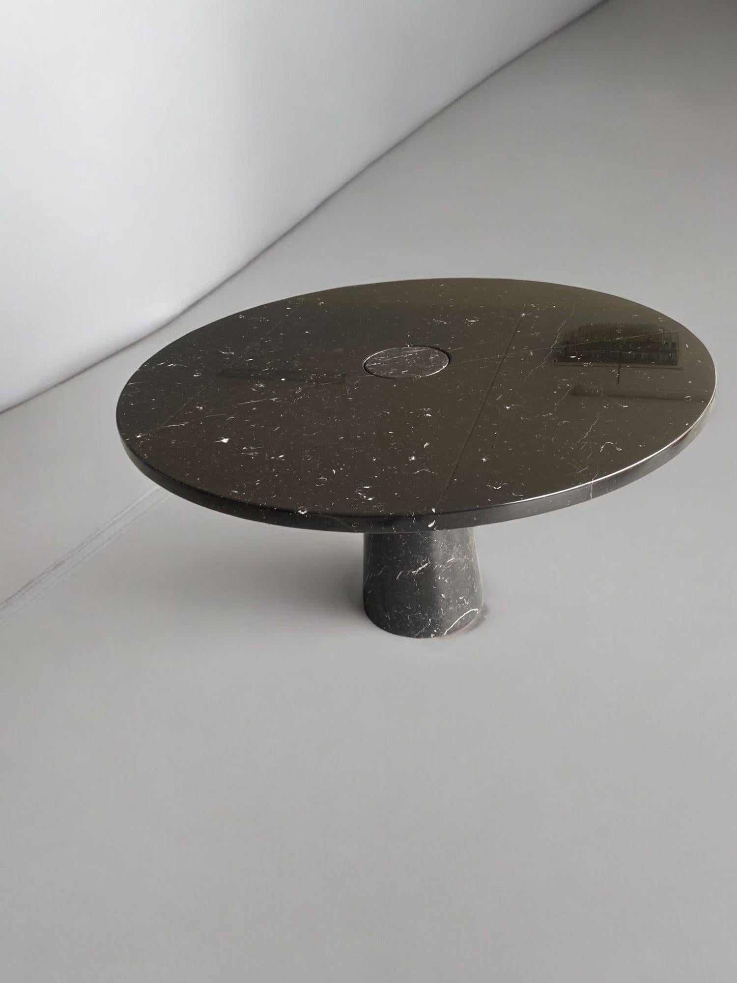 Marquina Marble Table designed by Angelo Mangiarotti for Skipper, Eros series For Sale 5