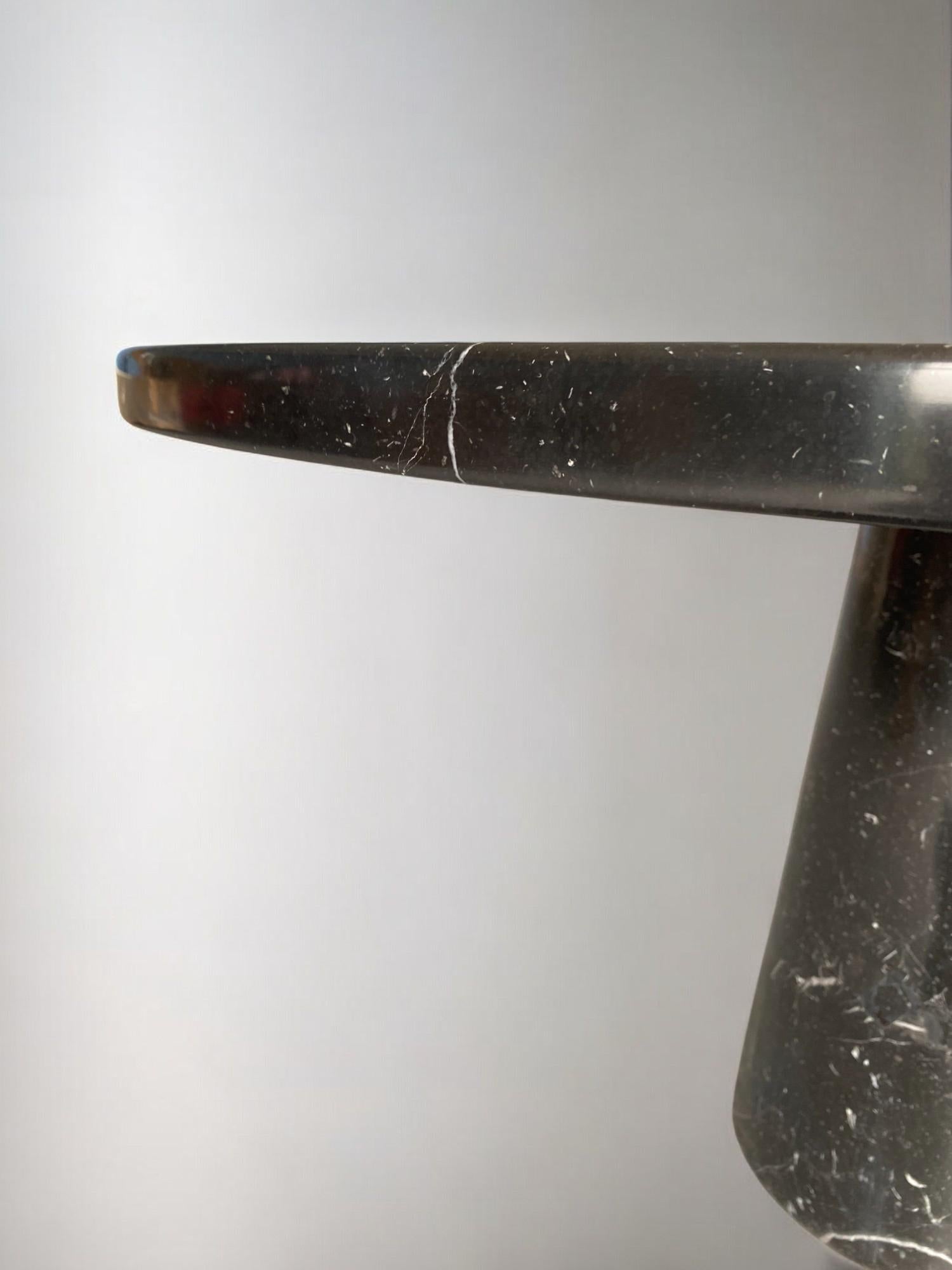 Marquina Marble Table designed by Angelo Mangiarotti for Skipper, Eros series For Sale 8