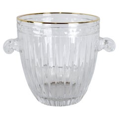 Marquis by Waterford Vintage Crystal Ice Bucket, Hanover 24KT Gold Trim