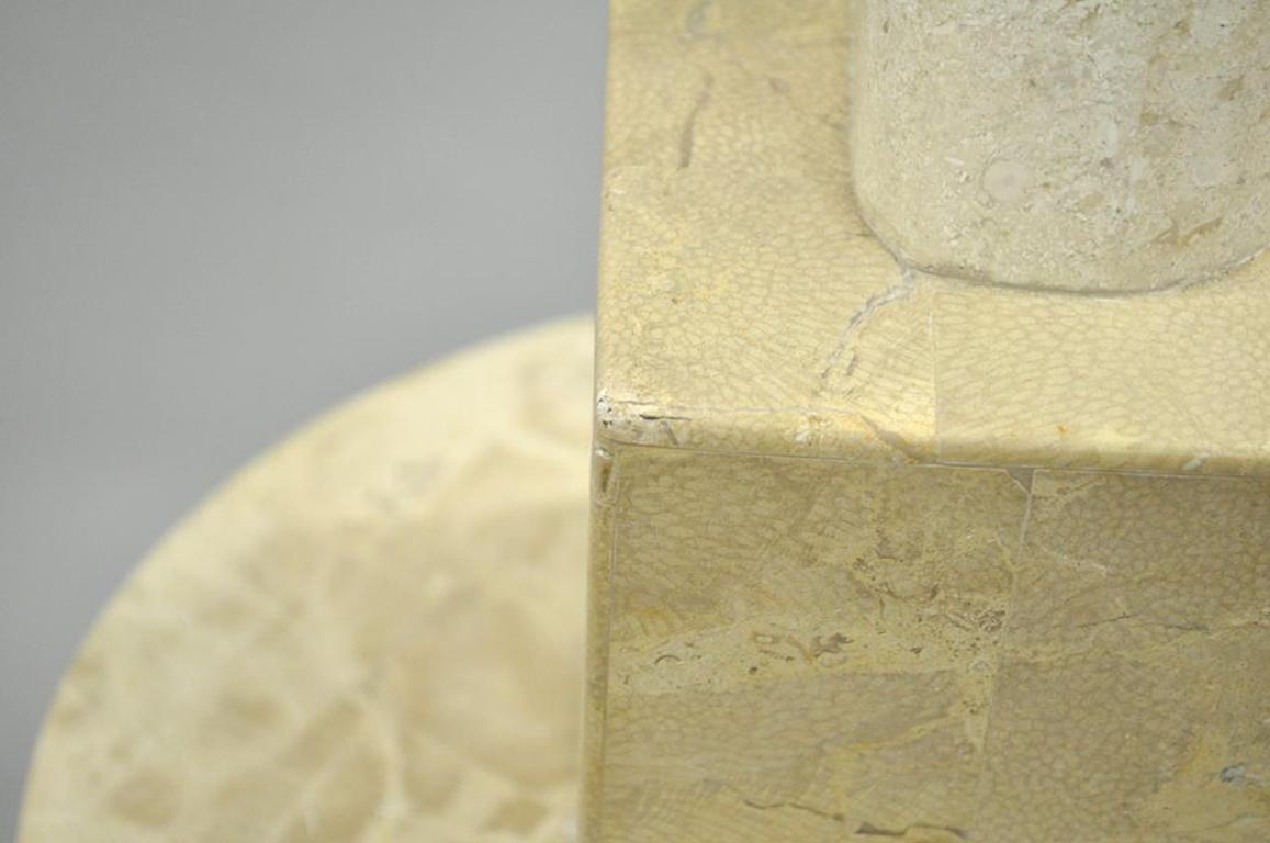 Marquis Collection Beverly Hills Snuggling Couple Fossil Ivory Stone Sculpture 1