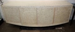 Marquis Collection of Beverly Hills Capiz Shell Credenza Sideboard on Stand
