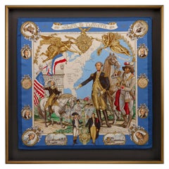 "Marquis De Lafayette" Hermès Silk Scarf by Kermit Oliver, 2007