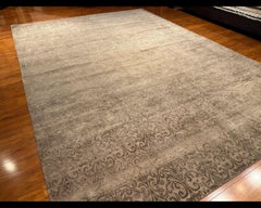 Marquis Transitional Hand-Knotted Wool & Silk Rug – 9' x 12'