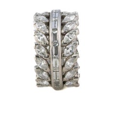 Marquise and Baguette Diamond Eternity Band