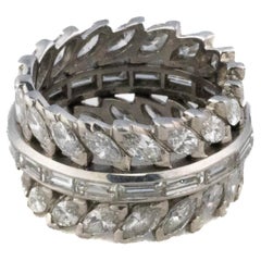 Marquise and Baguette Diamond Eternity Band