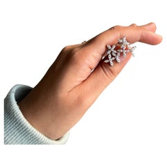 Marquise and Round VVS Natural Diamond Dainty Earring
