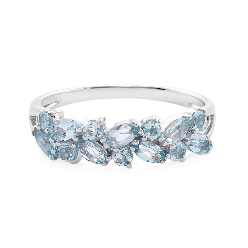 aquamarine wedding band