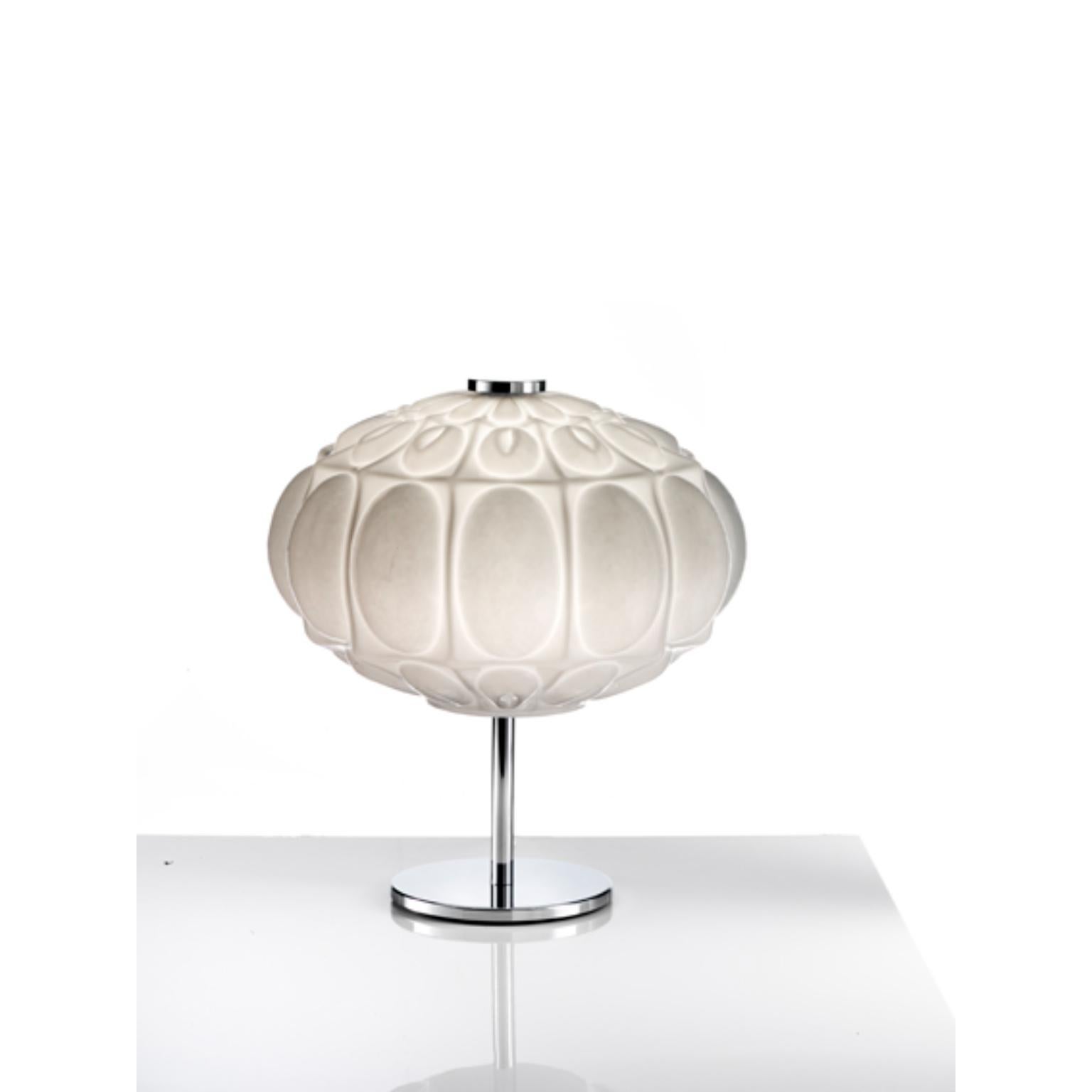 Lámpara de Sobremesa Arabesque Marquesa by MM Lampadari
Dimensiones: Ø 30 x A 33 cm.
Materiales: Metal y cristal.

Hay disponibles diferentes acabados. Todas nuestras lámparas pueden cablearse según cada país. Si se vende a EE.UU., se cableará para