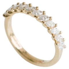 Marquise Band Brilliant White 14K White Gold Elegant Sparkle Heirloom