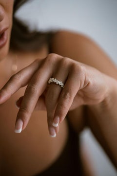 Marquise Band Brilliant White 14K White Gold Pure Sophistication Collector-Grade
