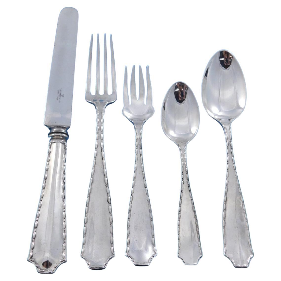 Marquise di Tiffany & Co. Set di posate in argento Sterling 8 Servizio 46 pezzi Cena in vendita