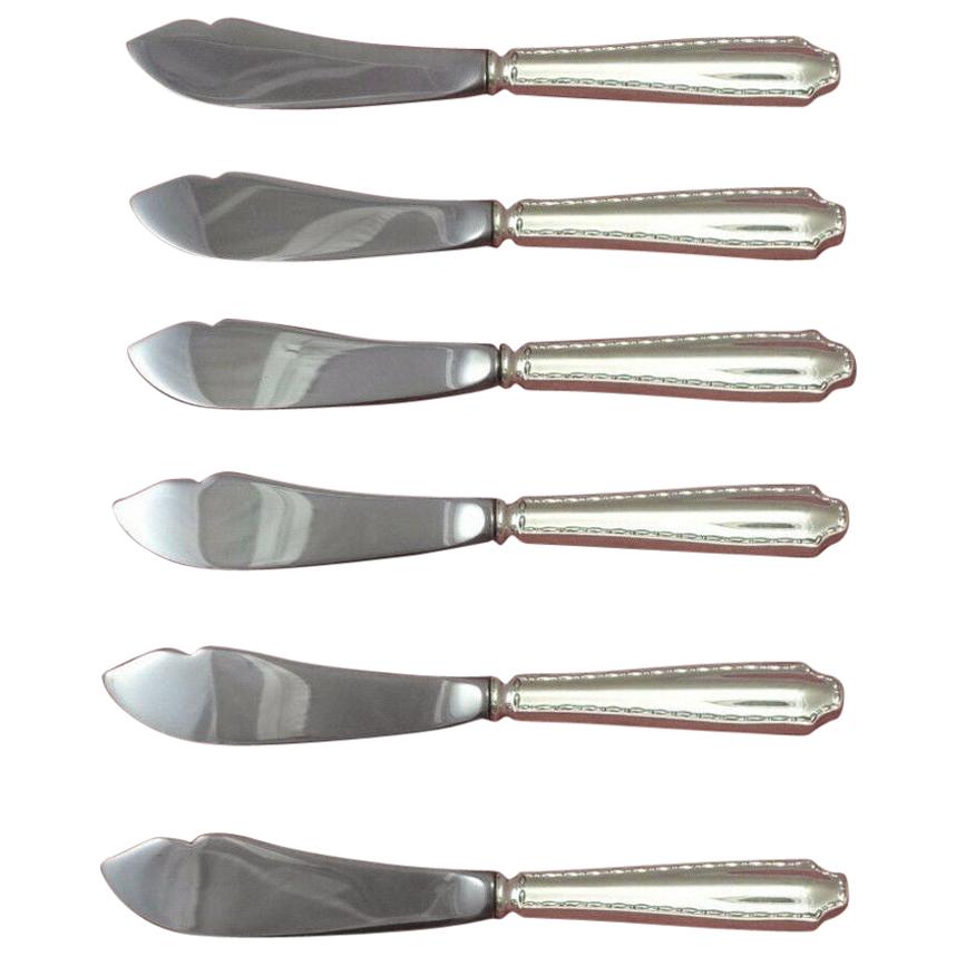 Marquise by Tiffany and Co. Sterling Silver Trout Knife Set 6Piece
