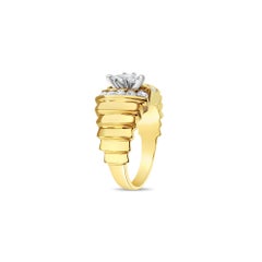Marquise Center with Diamond Accent Engagement Ring