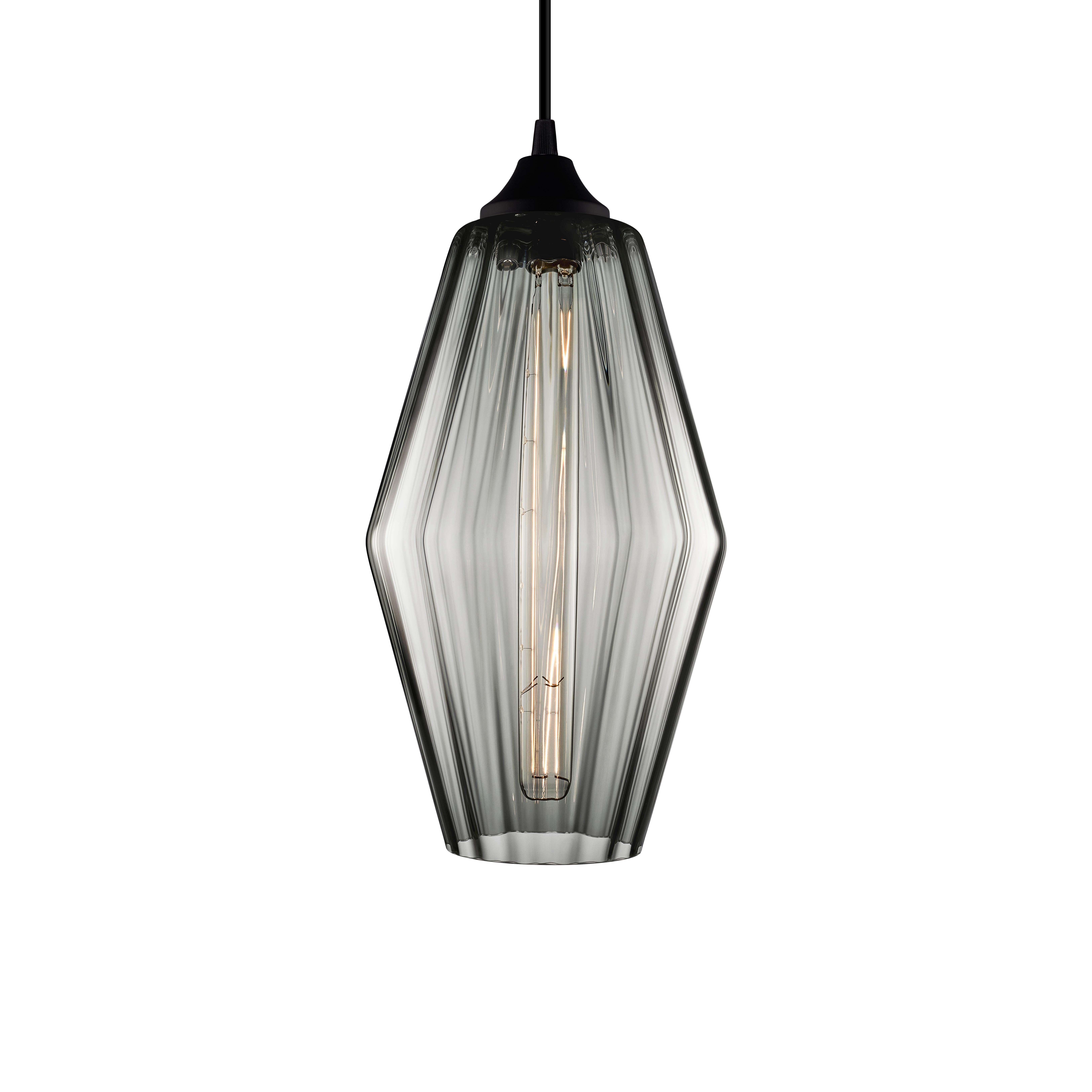 Marquise Condesa Handblown Modern Glass Pendant Light, Made in the USA In New Condition For Sale In Beacon, NY