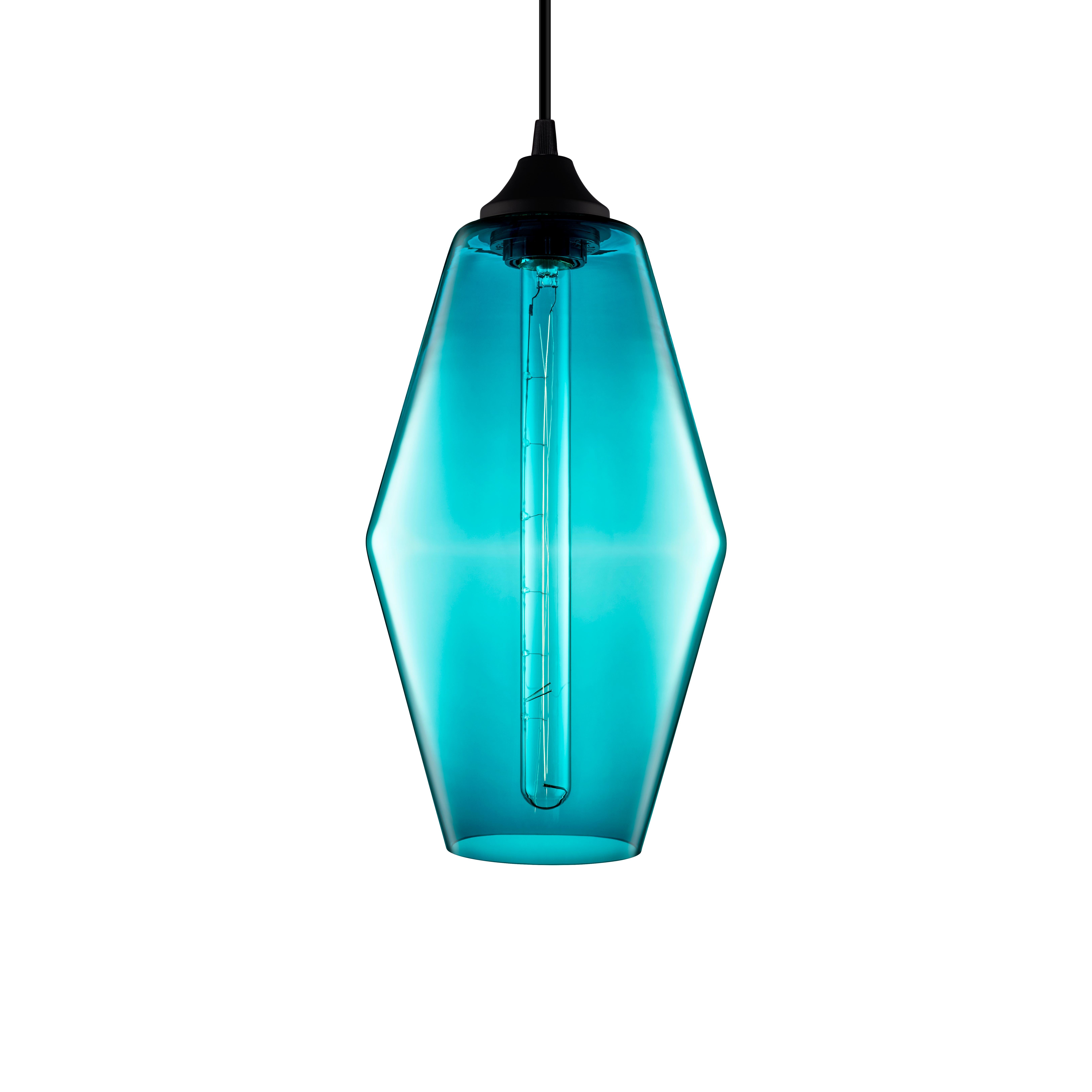 Marquise Condesa Handblown Modern Glass Pendant Light, Made in the USA For Sale