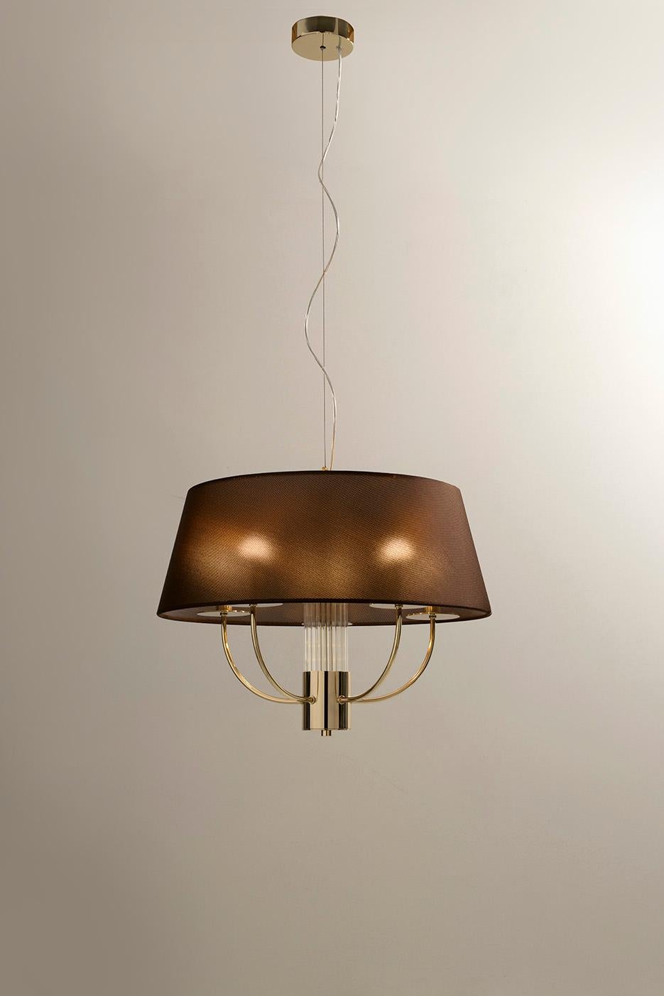 Lampada a sospensione Marquise Curl di MM Lampadari
Dimensioni: Ø 60 x H. 48 cm.
Materiali: Fabrice e PVC.

Sono disponibili diverse finiture. Tutte le nostre lampade possono essere cablate a seconda del Paese. Se viene venduto negli Stati Uniti,